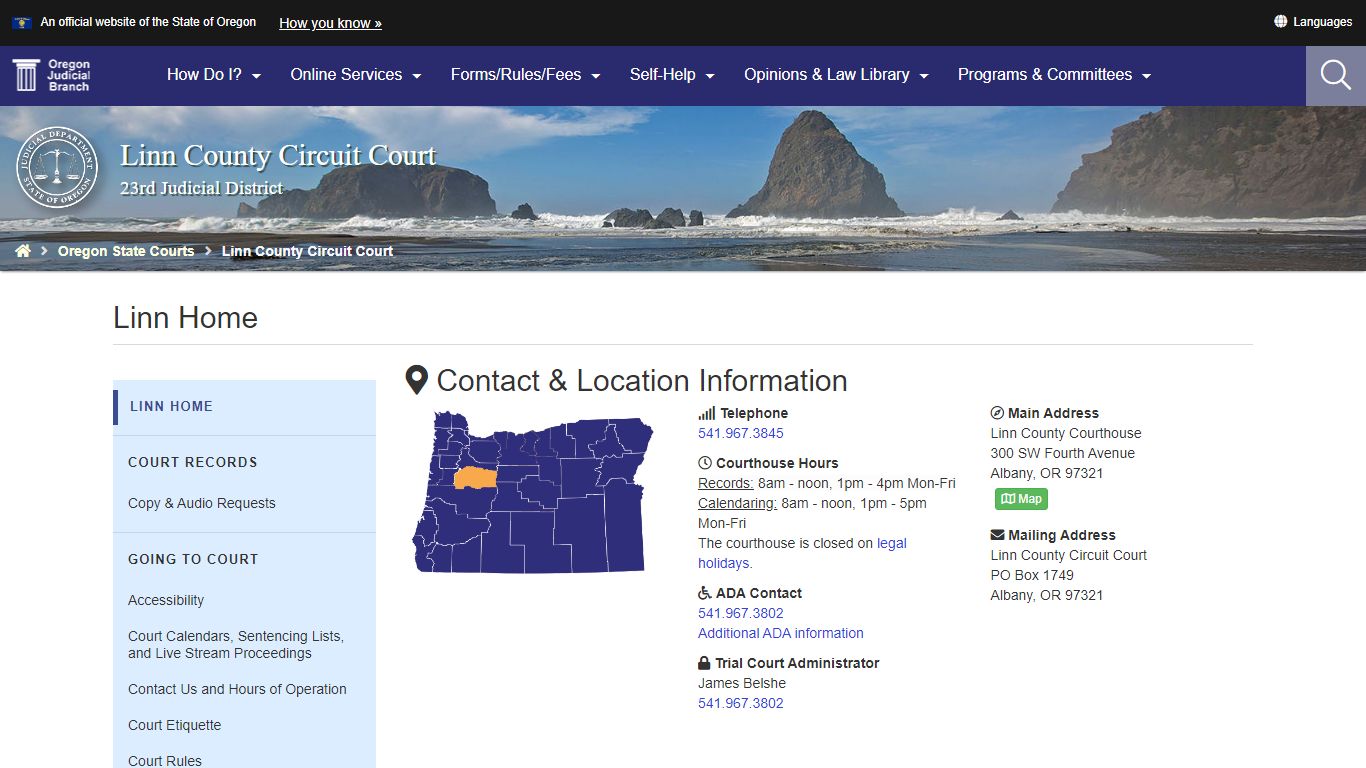 Oregon Judicial Department : Linn Home : Linn County Circuit Court ...